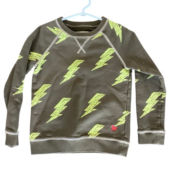 Mini Boden Other - Mini Boden Lightning Bolt Crewneck Sweatshirt